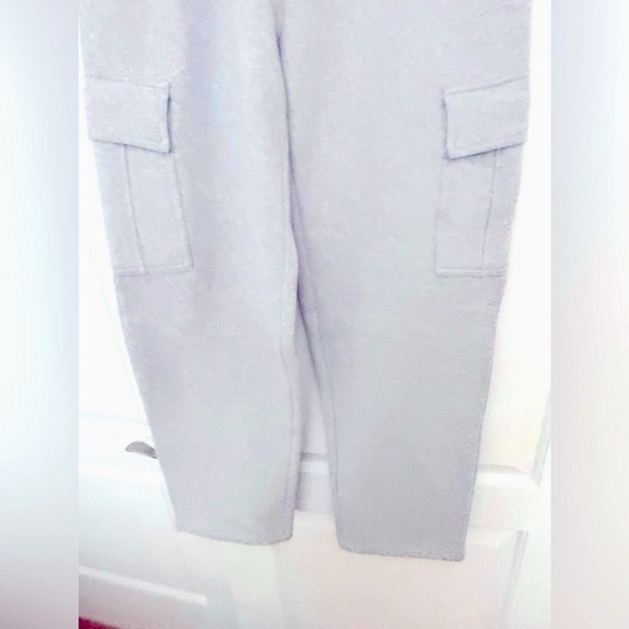 Aritzia NEW! Heather Grey - Cozy Fleece Mega Cargo Sweatpant - Picture 2 of 7